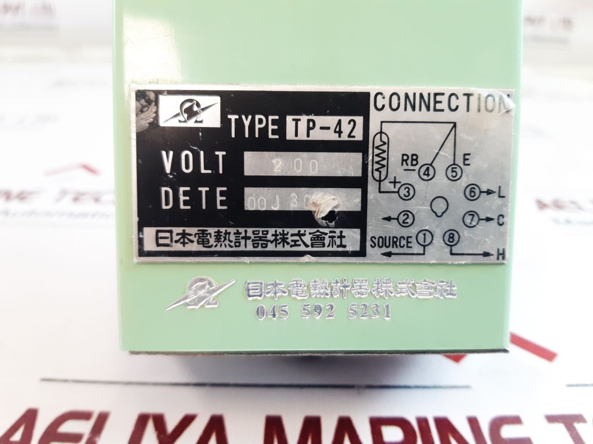 Nihon Tp-42 Thermostat 200V