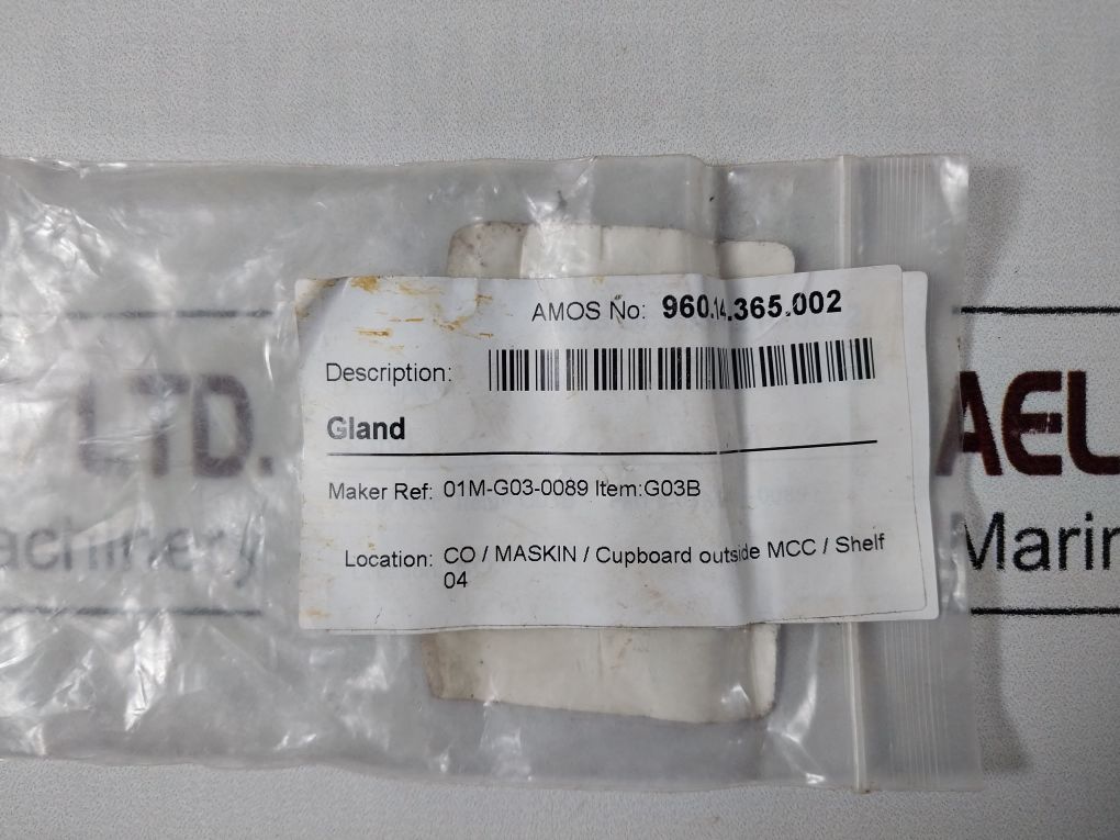 Nikkiso 01M-g03-0089 Gland