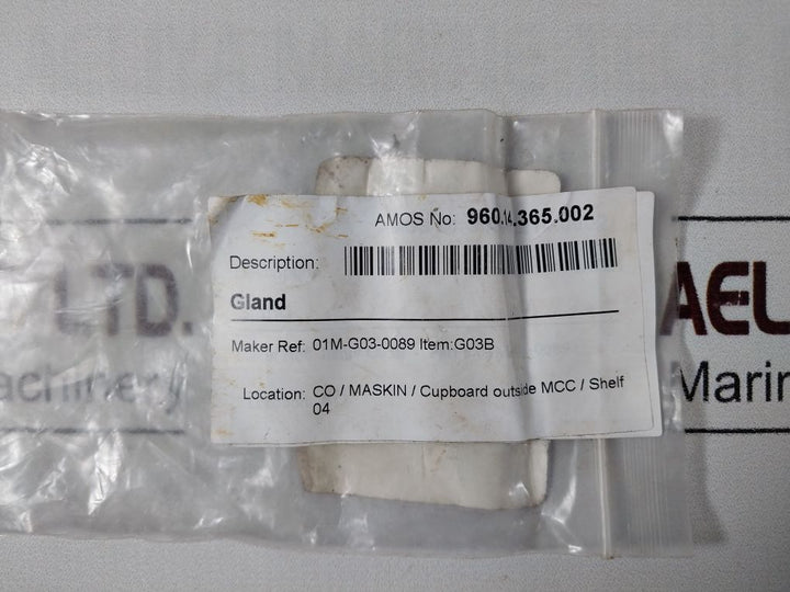 Nikkiso 01M-g03-0089 Gland