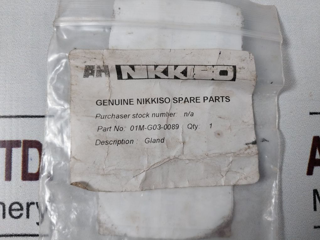 Nikkiso 01M-g03-0089 Gland