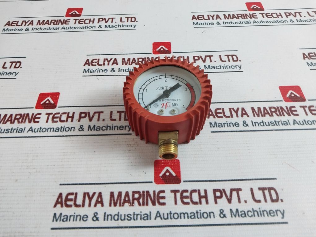 Ningbo Fenghong 02830024 Acetylene Pressure Gauge 0-4 Mpa