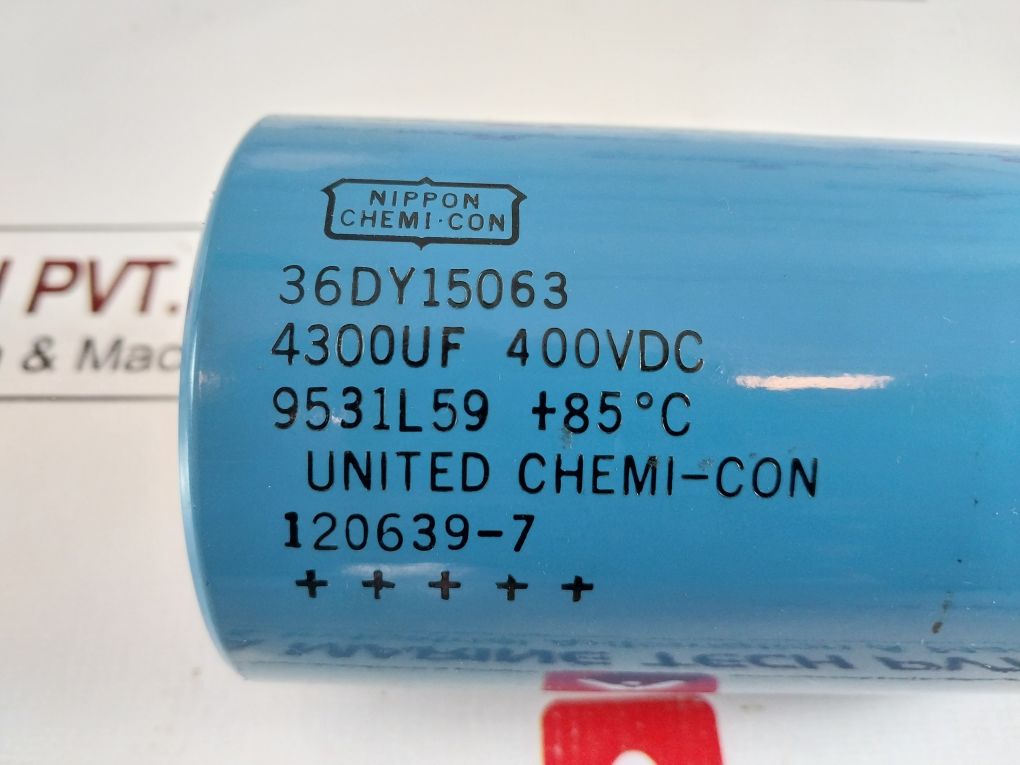 Nippon 36Dy15063 Capacitor 4300Uf 400Vdc,9531L59 85°C