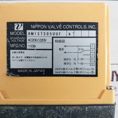 Nippon Am1St205Uuf B Three Way Threaded End Ball Valve Controls Ac200/220V