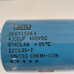 Nippon Chemi-con 36Dy15063 Capacitor 9540L68 85°C