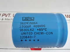 Nippon Chemi-con 36Dy15064 Capacitor 2700Uf 400Vdc