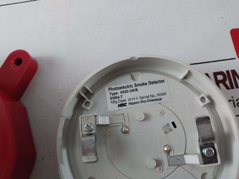 Nippon Dry-chemical 4352-okb Photoelectric Smoke Detector 2324-okb