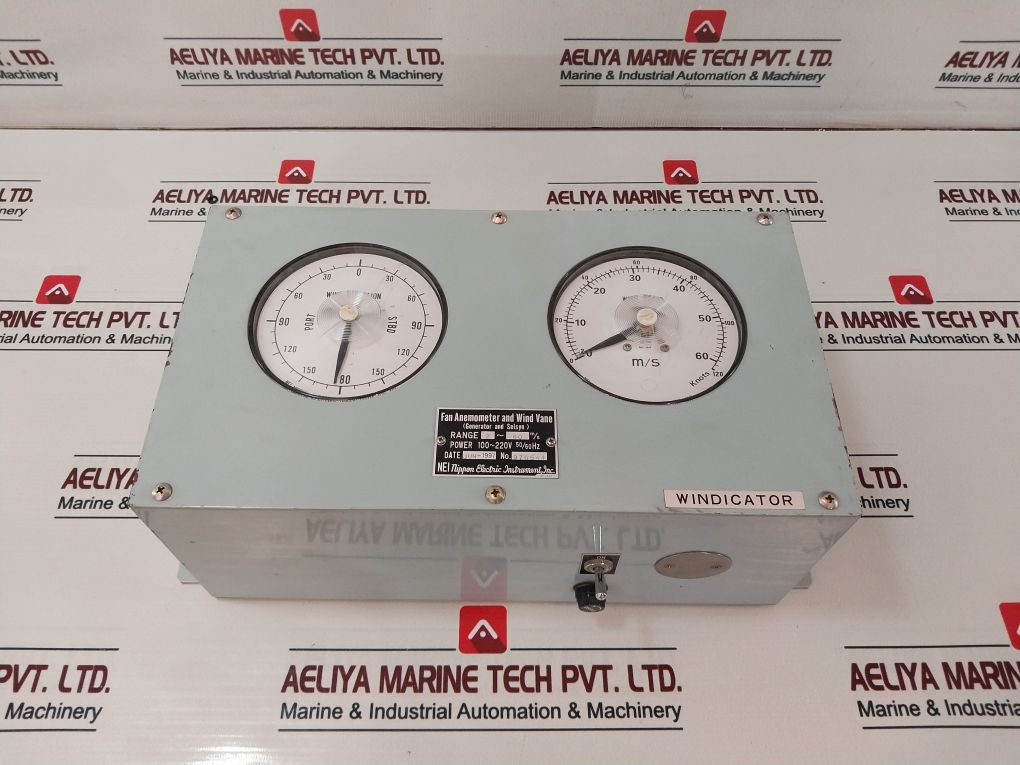 Nippon Electric 976644 Fan Anemometer And Wind Vane 100-220 Vac