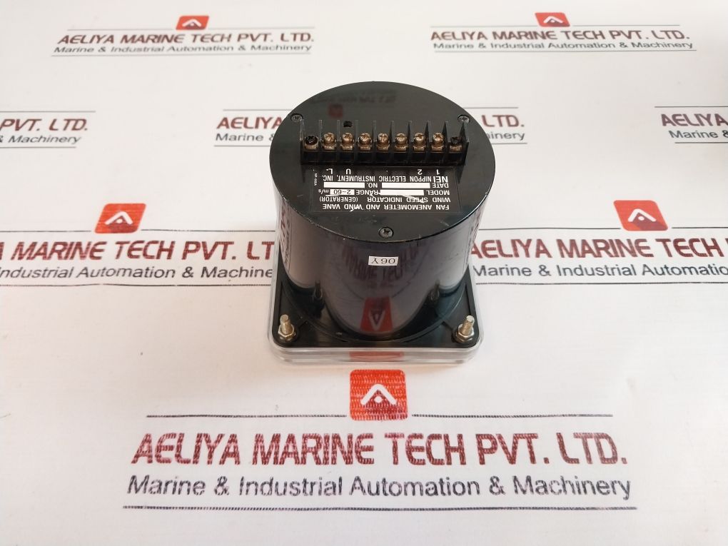 Nippon Electric Np-660A Fan Anemometer And Wind Vane Speed Indicator