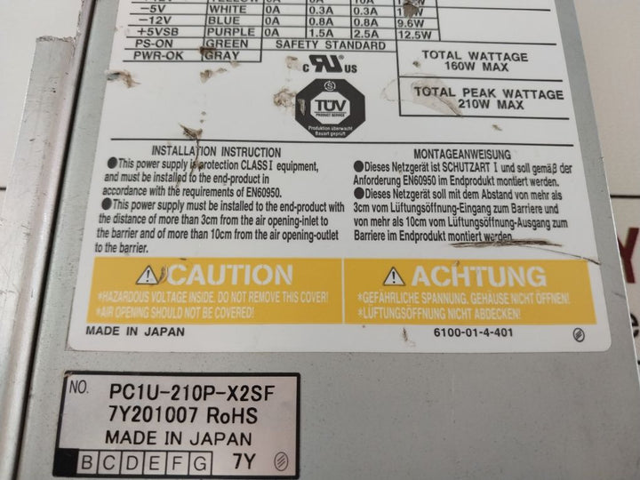 Nipron Pc1U-210P-x2S Power Supply