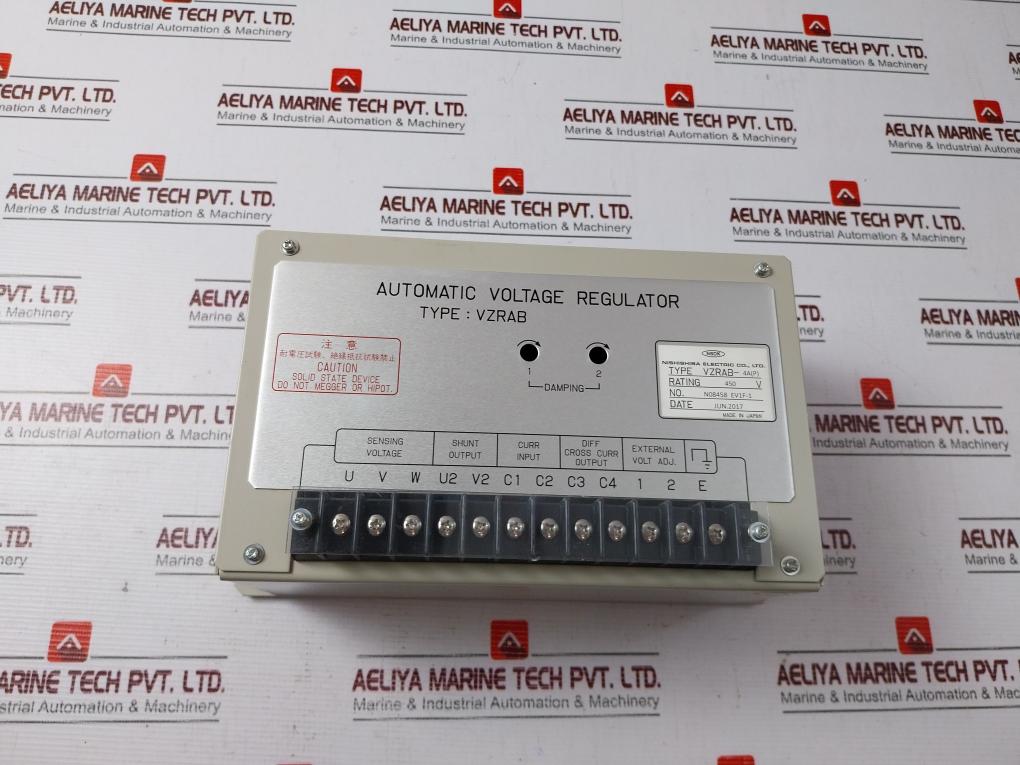 Nishishiba Electric Vzrab-4A(P) Automatic Voltage Regulator 450V
