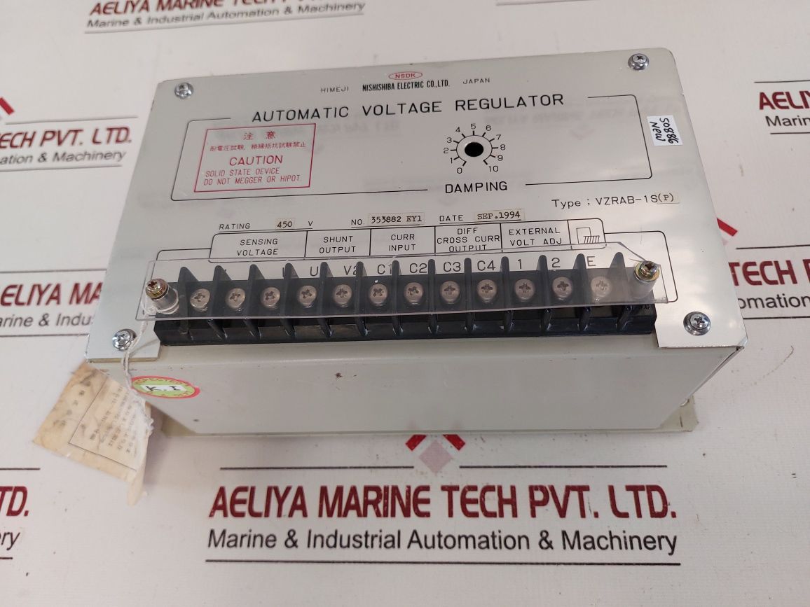Nishishiba Vzrab-1S(P) Automatic Voltage Regulator
