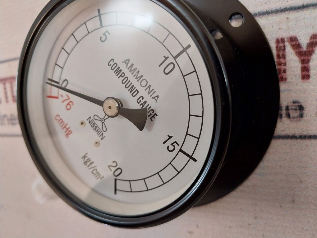 Nisshin-keiki 75 Bt-1 G1/4 Pressure Gauge