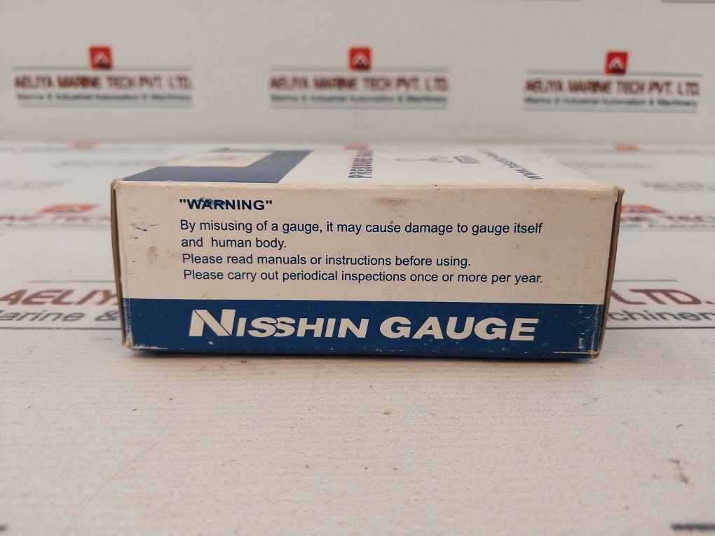 Nisshin-keiki 75 Bt-1 G1/4 Pressure Gauge