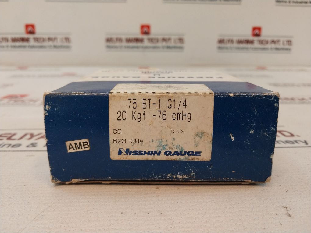 Nisshin-keiki 75 Bt-1 G1/4 Pressure Gauge