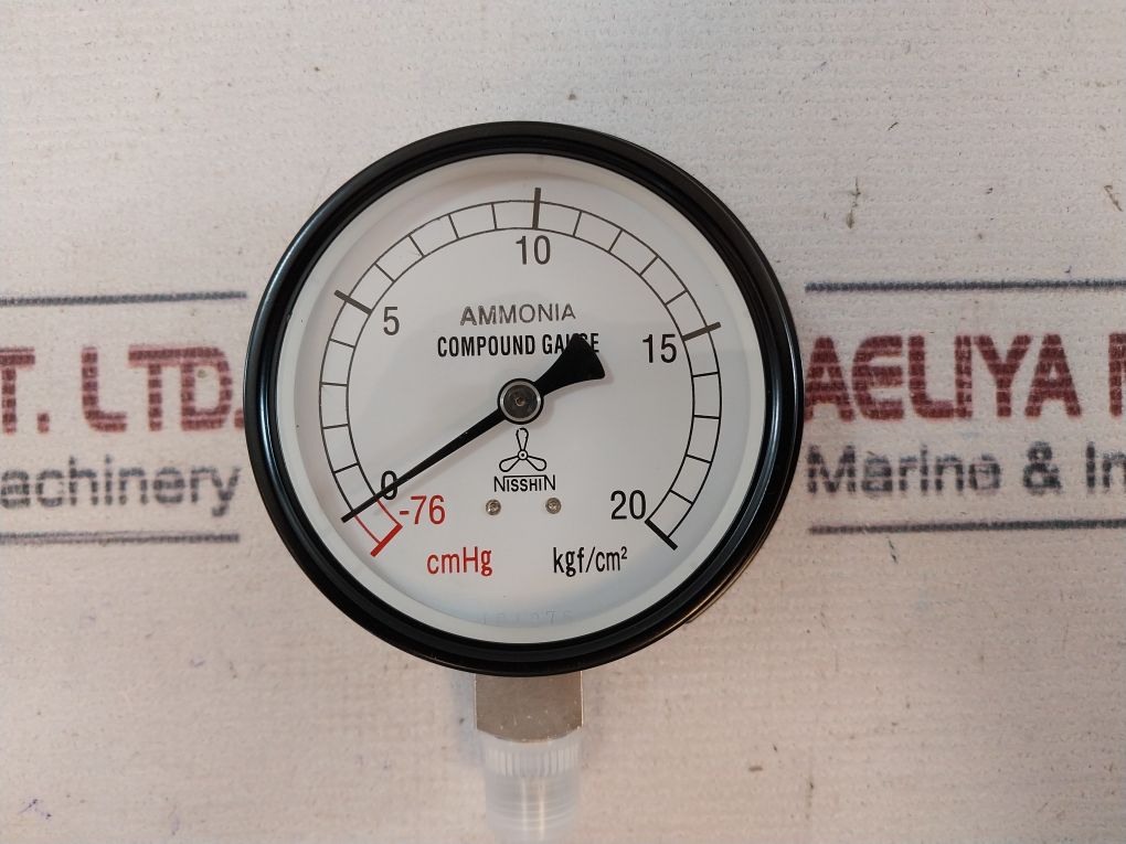 Nisshin-keiki 75 Bt-1 G1/4 Pressure Gauge