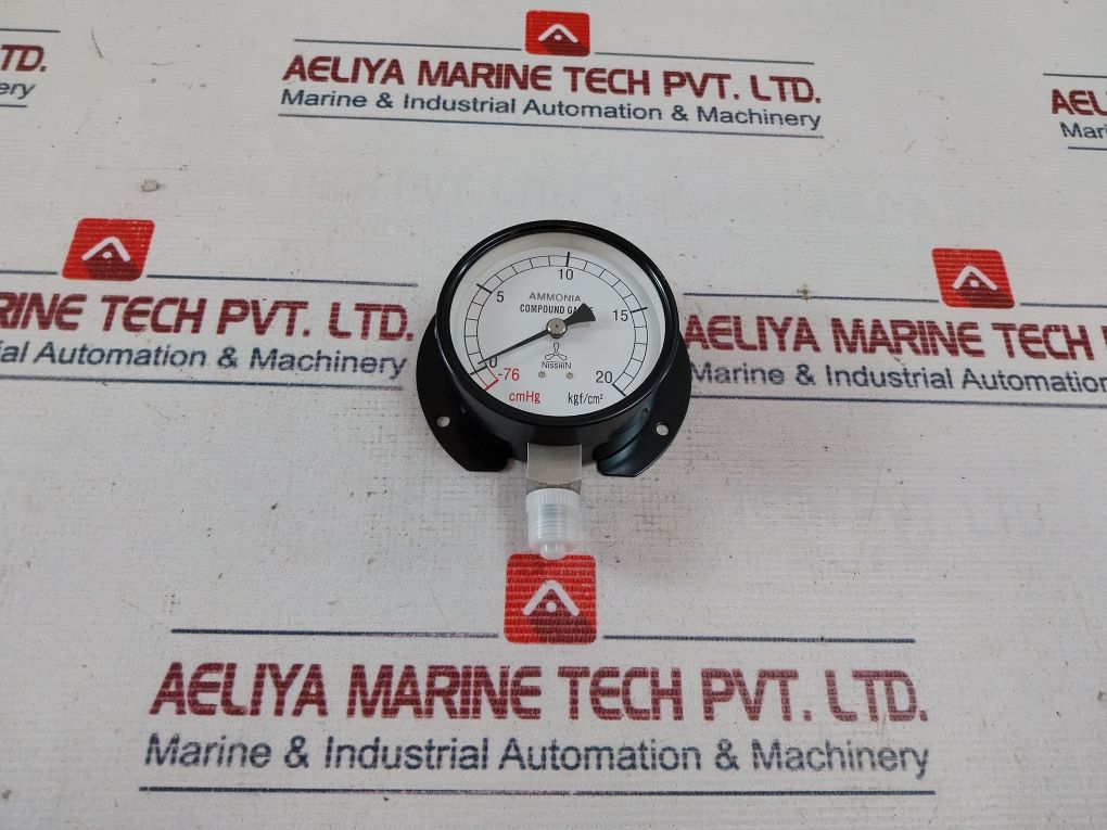 Nisshin 0-20 Kgf/Cm2 Pressure Gauge 75Mm