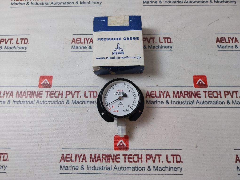 Nisshin 75B-n01N G1/4 Pressure Gauge