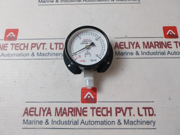 Nisshin 75B-n01N G1/4 Pressure Gauge