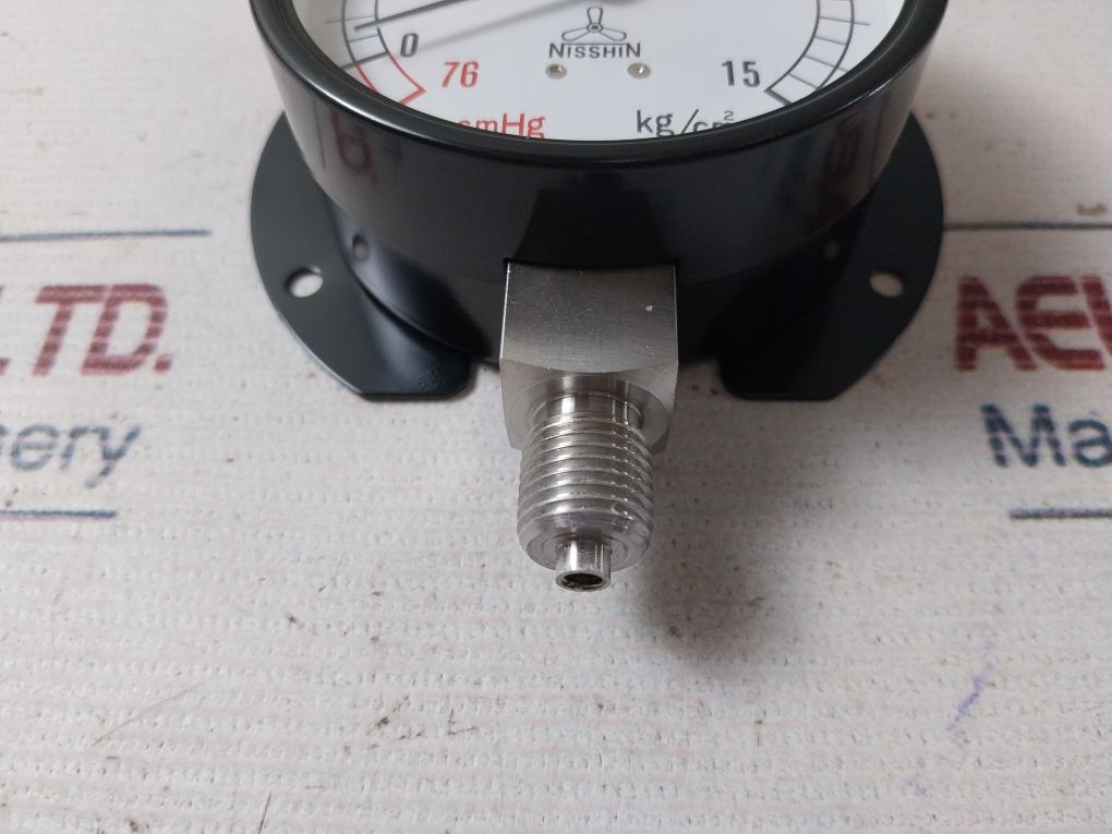 Nisshin 75B-n01N G1/4 Pressure Gauge
