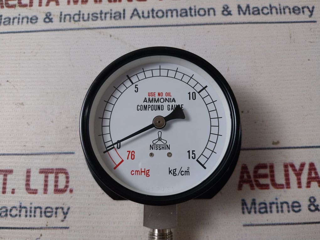 Nisshin 75B-n01N G1/4 Pressure Gauge