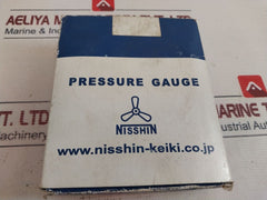 Nisshin Cm Hg 76, 50-0-10 Kg/Cm2 Pressure Gauge