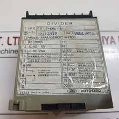 Nitto Seiko Ed1-1-660-6 Converter