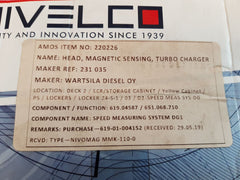 Nivelco nivomag mmk-110-0 magnetic sensing turbo charge head