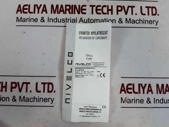 Nivelco Rcm-400-3 Nivoswitch