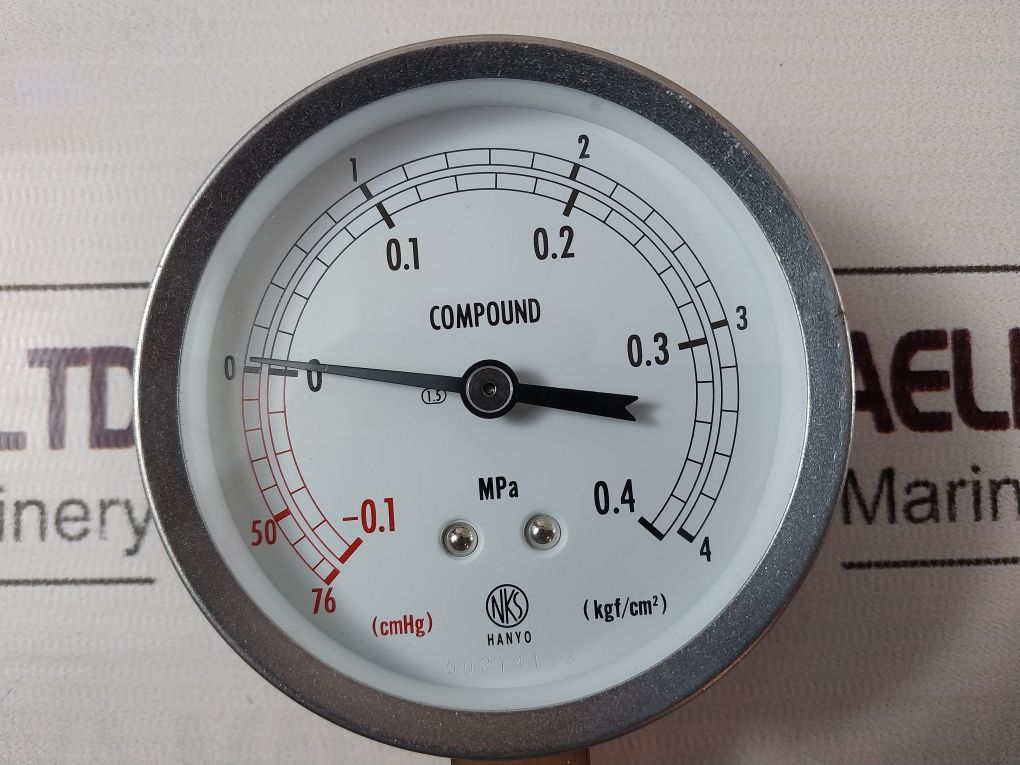Nks Compound Gauge -0.1 To 0.4 Mpa