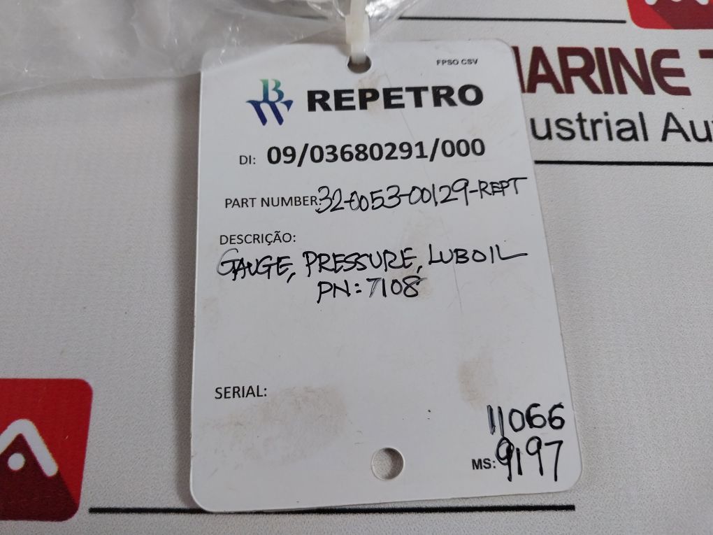 Nks 18097614 Pressure Gauge 0-0.4 Mpa