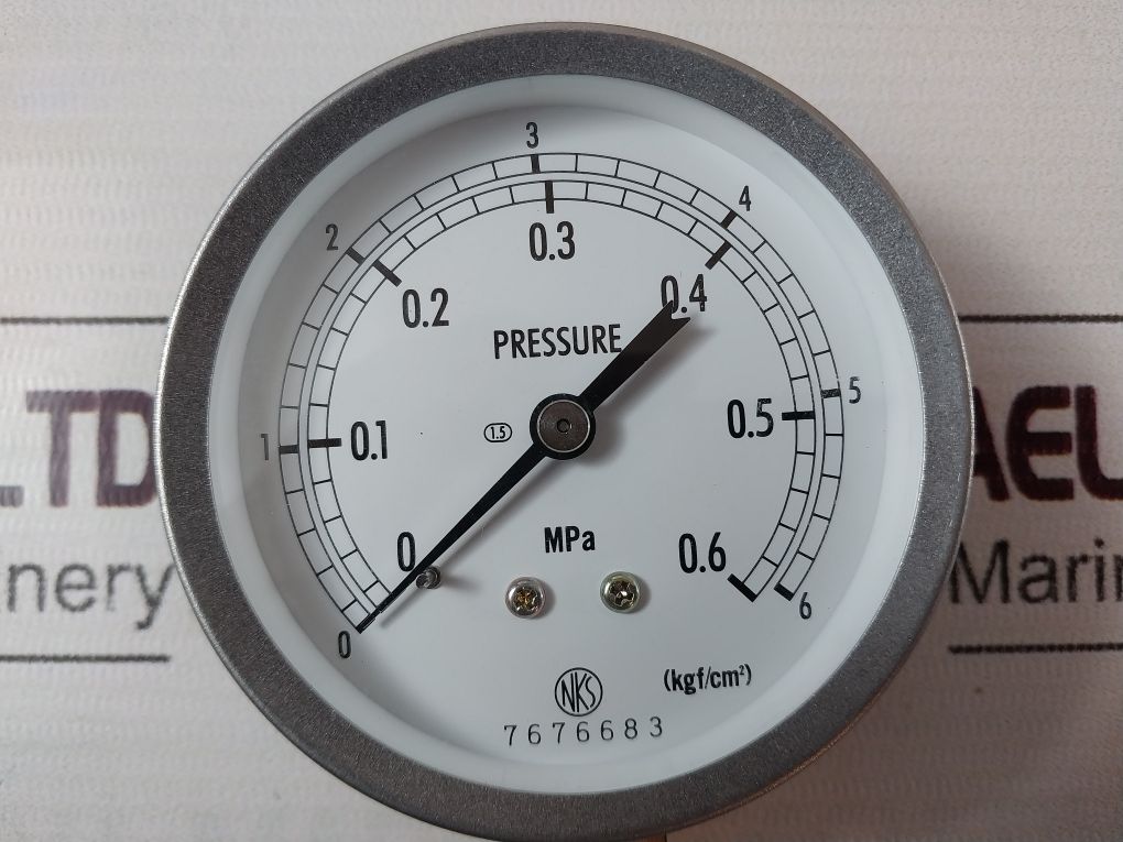 Nks Pressure Gauge 7676683 0-0.6 Mpa