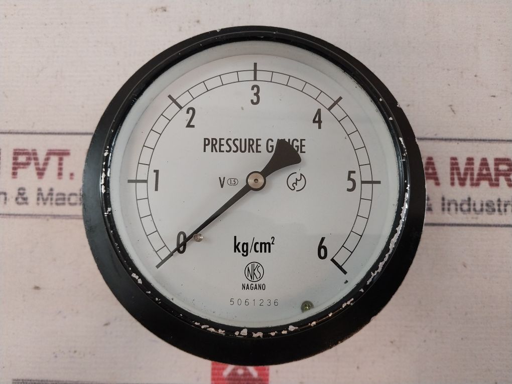 Nks 0-6 Kg/Cm2 Pressure Gauge