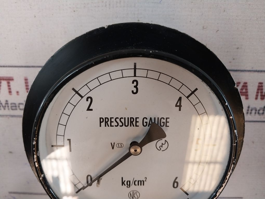 Nks 0-6 Kg/Cm2 Pressure Gauge
