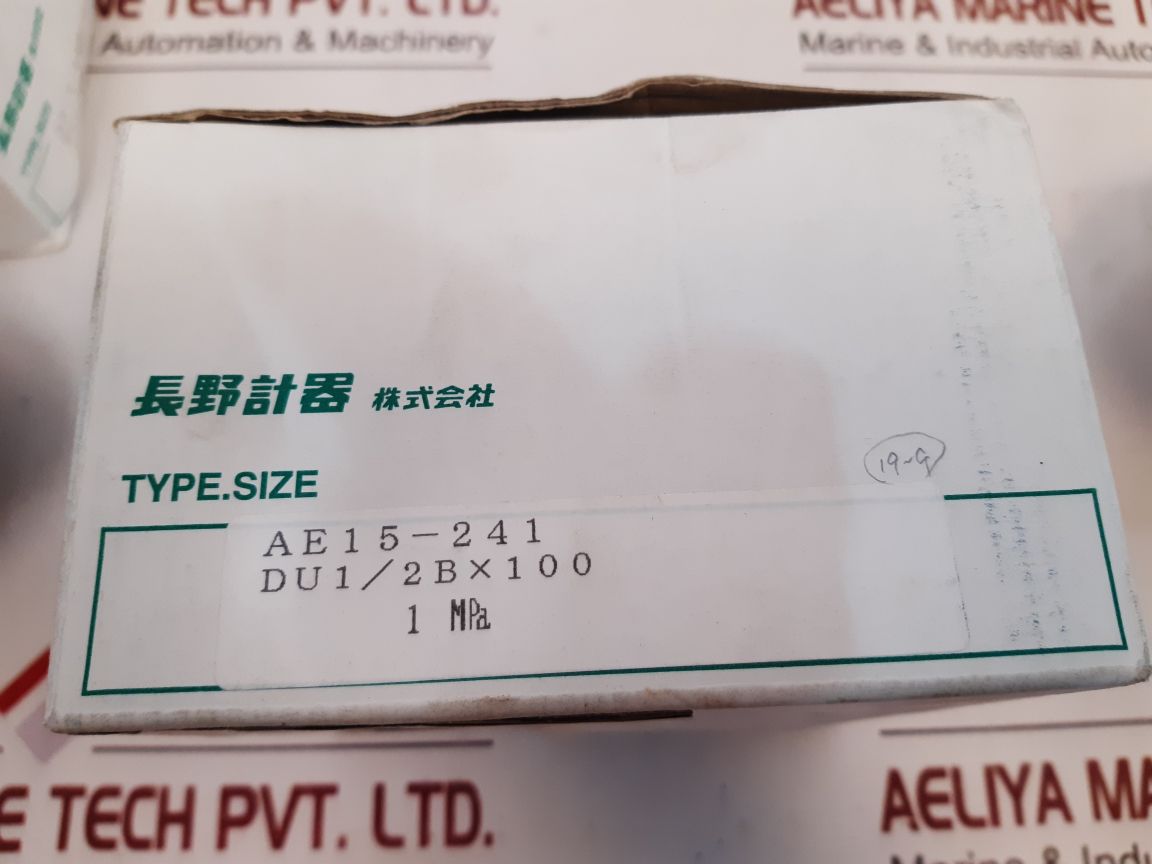 Nagano Keiki Ae15-241 Pressure Sensor Switch Gauge