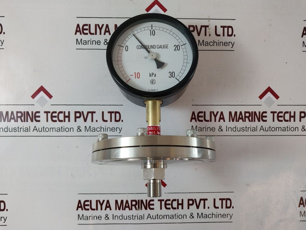 Nks Be10-131 X 30 Kpa Compound Gauge