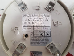 Nohmi Bosai Fdk512 Optical Smoke Detector New