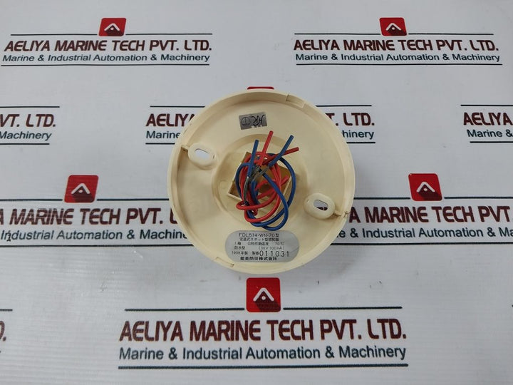 Nohmi Bosai Fdl514-wn-70 Constant Temperature Sensor Heat Detector 70°C