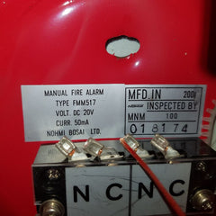 Nohmi Bosai Fmm517 Manual Fire Alarm