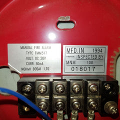 Nohmi Bosai Fmm517 Manual Fire Alarm