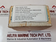 Non-linear systems fm-3tb/120 frequency monitor