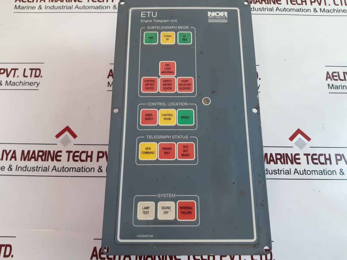 Nor Control Automation Ha334970A Engine Telegraph Unit