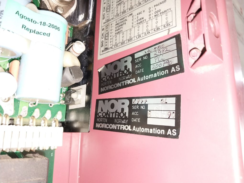 Nor Control Automation Sau 8810 Signal Acquisition Unit