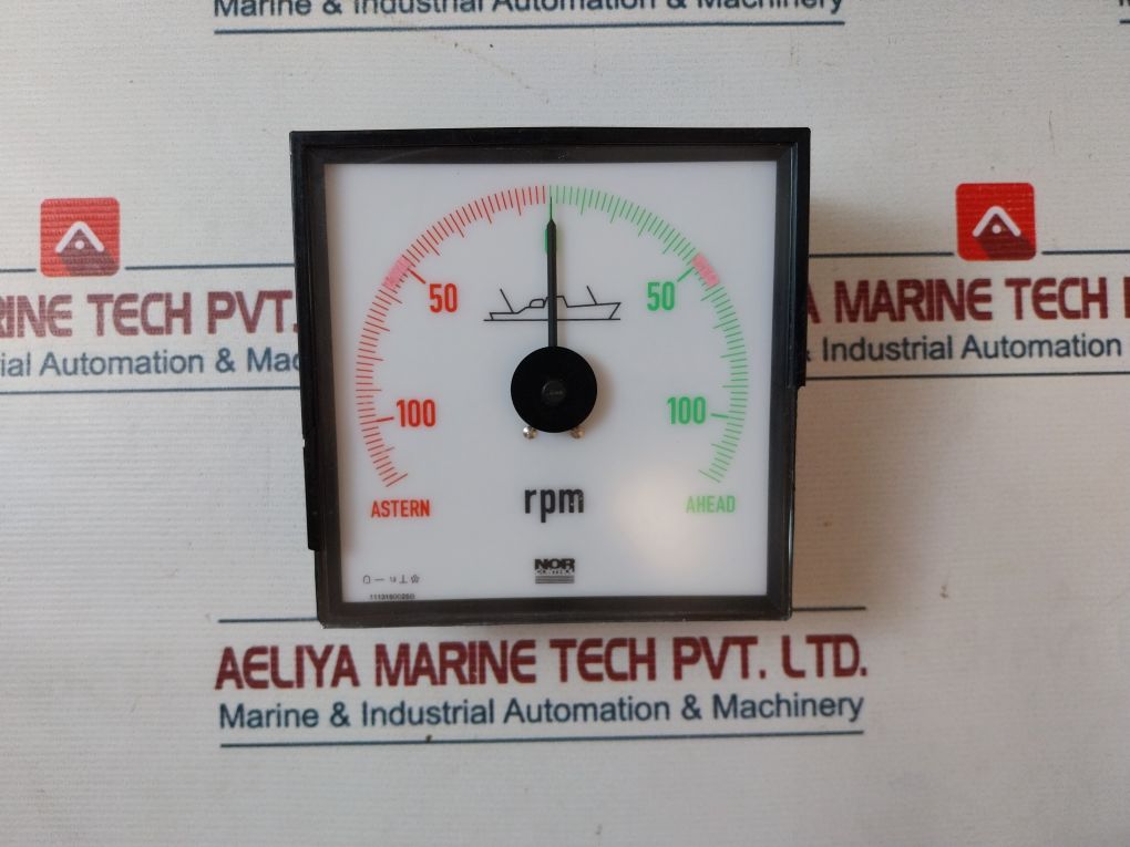 Nor Control Dlq144-pc-nb Rpm Meter