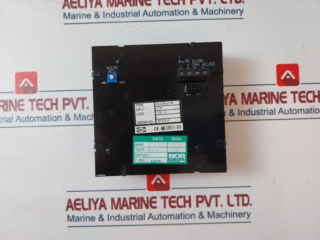 Nor Control Dlq144-pc-nb Rpm Meter