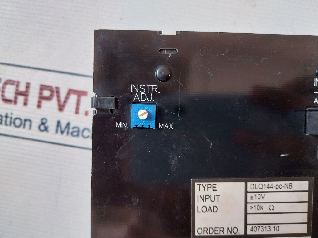 Nor Control Dlq144-pc-nb Rpm Meter