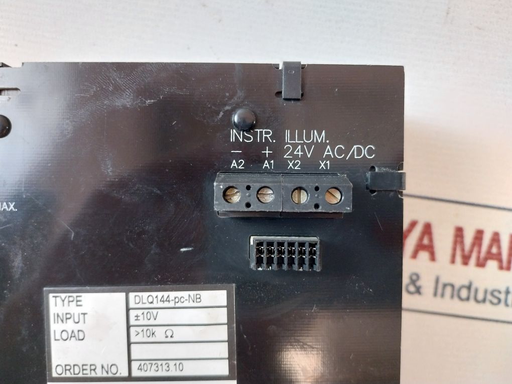Nor Control Dlq144-pc-nb Rpm Meter