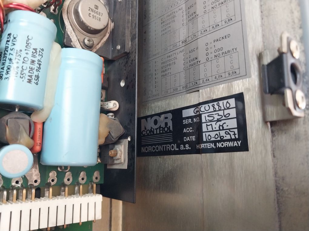 Nor Control Gcu 8810 Generator Control Unit