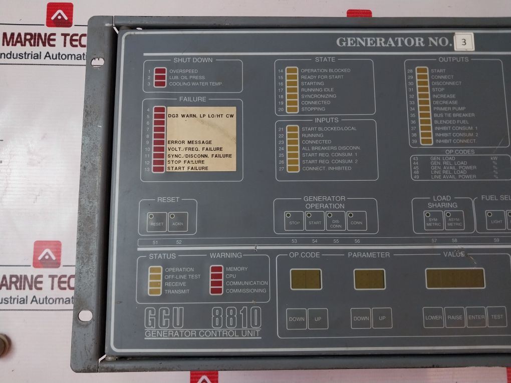 Nor Control Gcu 8810 Generator Control Unit