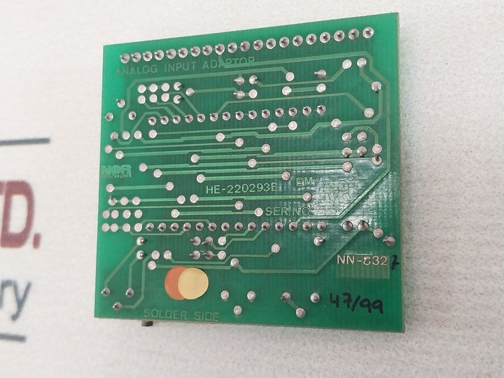 Nor Control He-220293E Analog Input Adapter Pcb Card