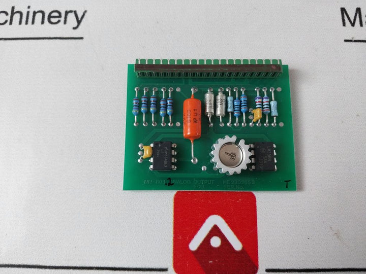 Nor Control Nn-803.2 Analog Output Adaptor Card He220265B